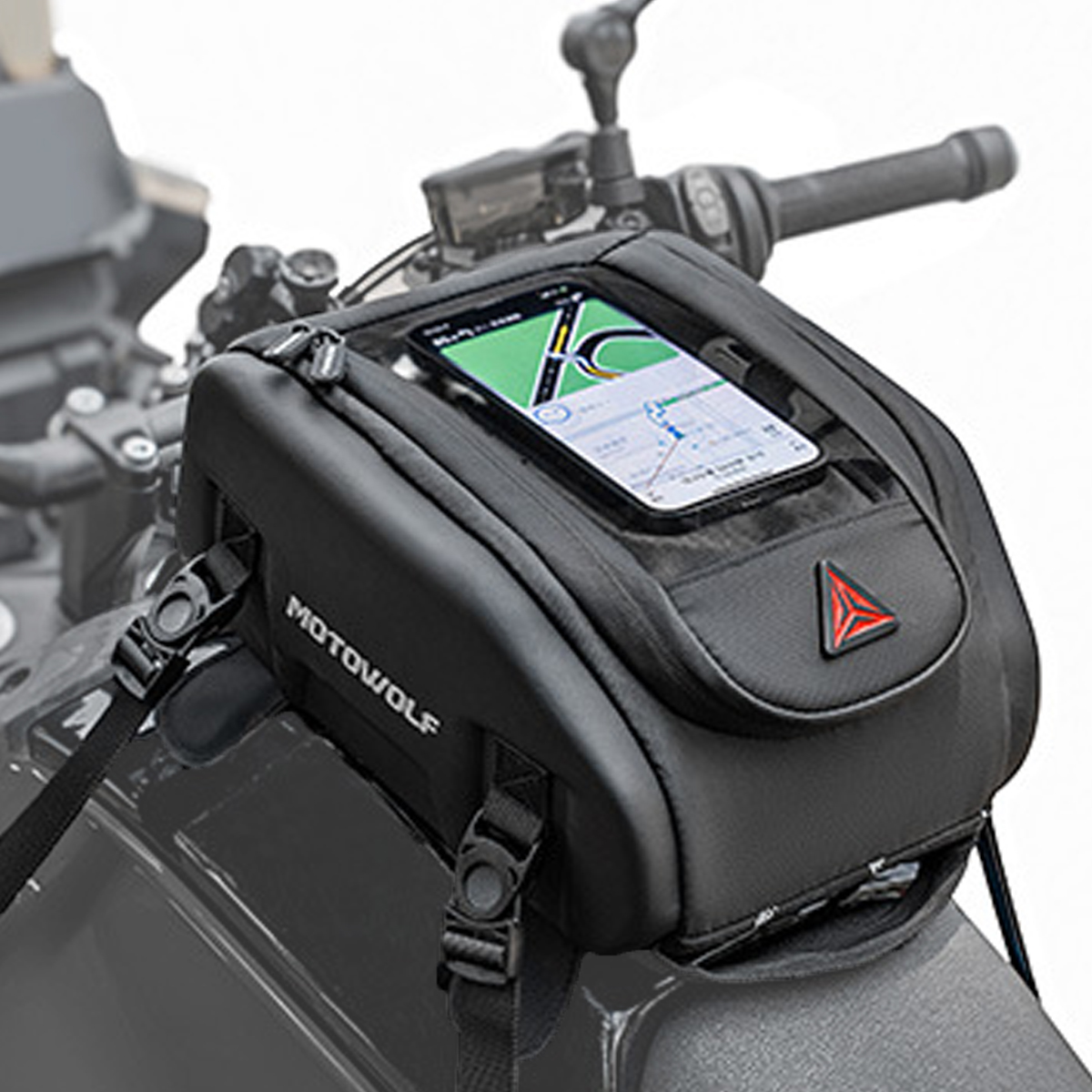 Magnetic Tank Bag - Motorcycle Tank Bag Waterproof Motorbike Saddle