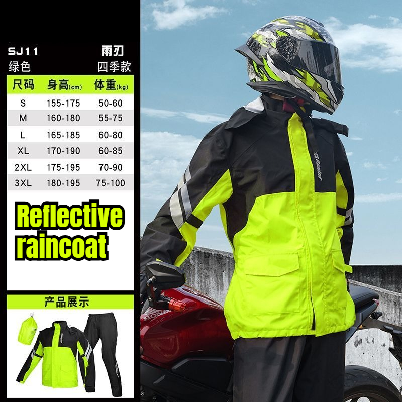 Motorcycle Gear Rain - Motorcycle Rain Suit Split Type Waterproof
