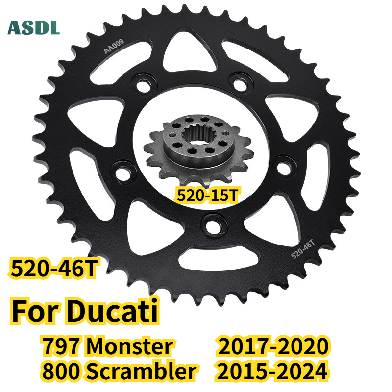 Motorcycle Gear Icon - 520 46T 15T Motorcycle Front Rear