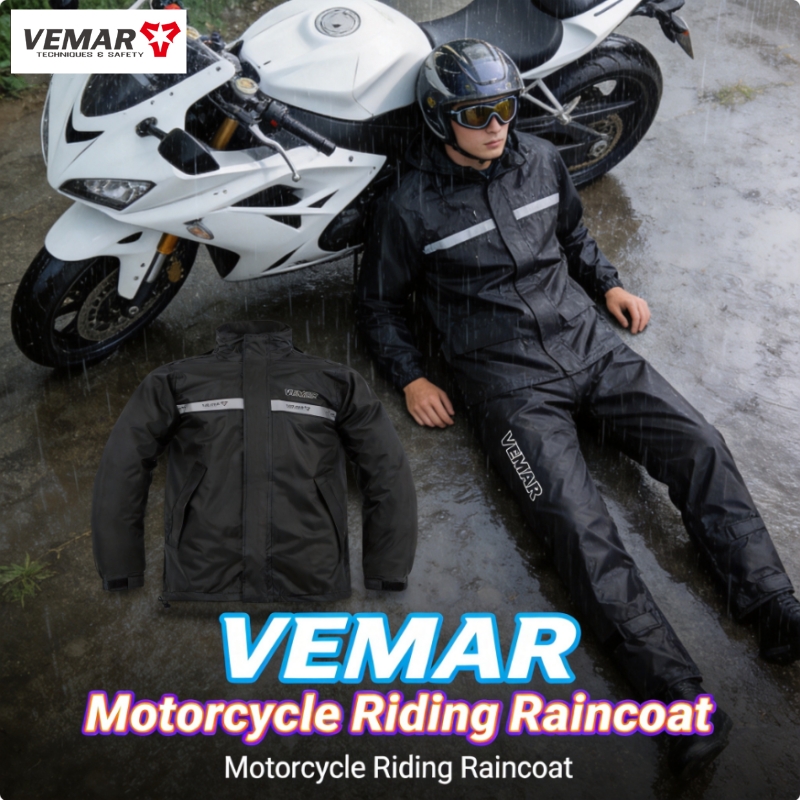 Motorcycle Gear Rain - VEMAR Waterproof Riding Rain Gear Motorcycle