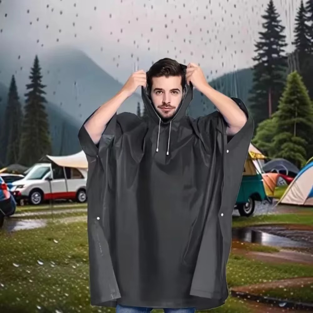 Motorcycle Gear Rain - 3 in 1 Waterproof Rain Poncho