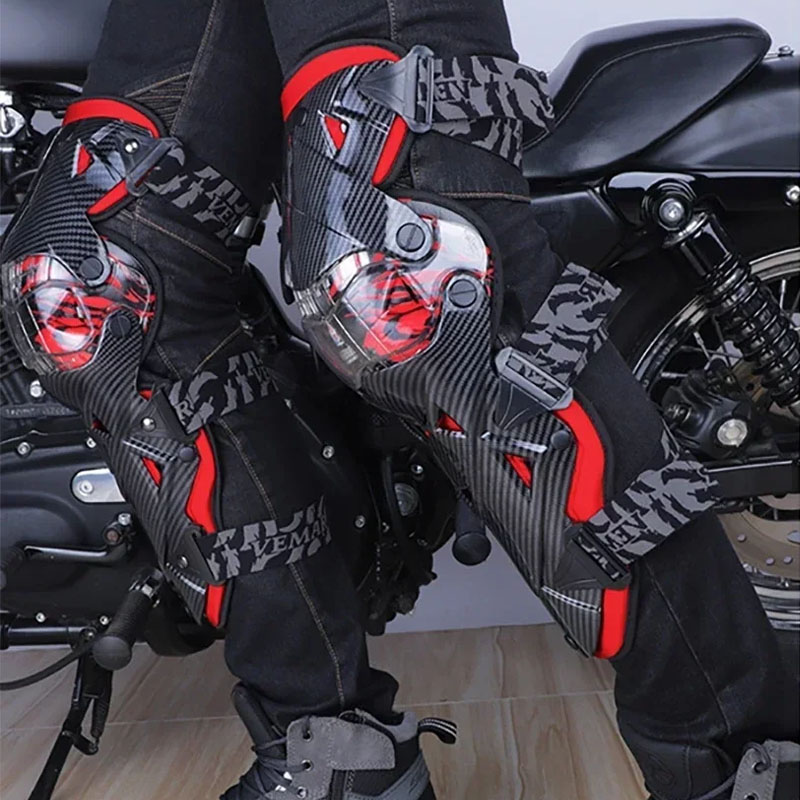 Motorcycle Gear Equipment - Motocross Outdoor Racing Knee Pads Motorcycle