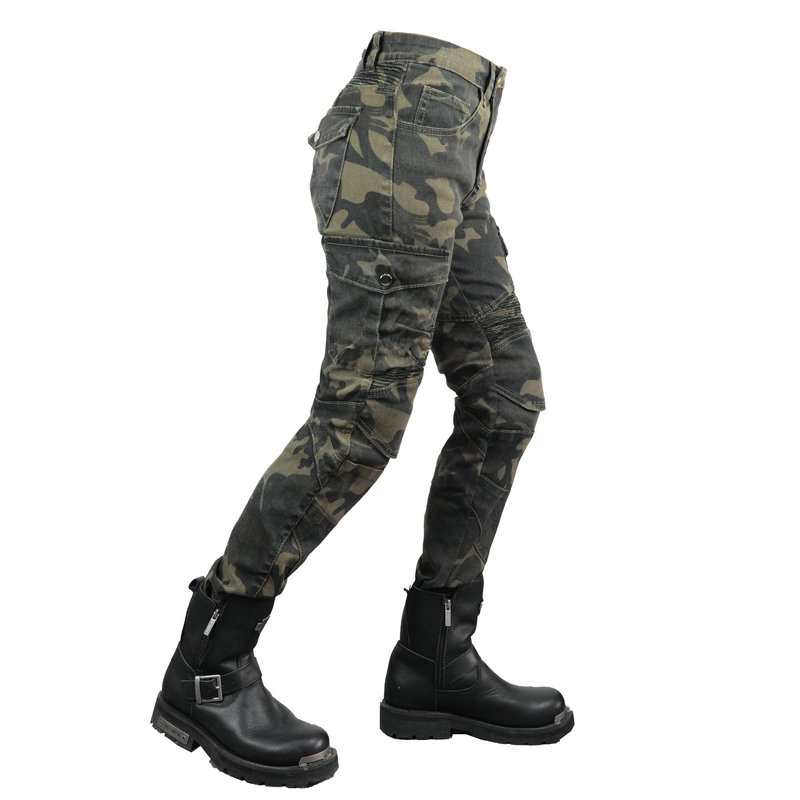 Women Jeans Camouflage Motorcy - Motorcycle Gear Testing ulasan dan harga