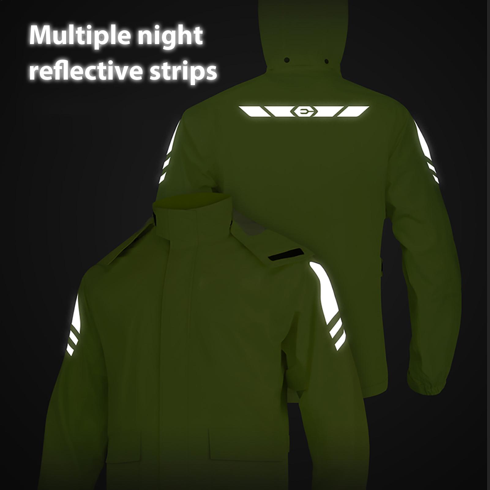 Waterproof Rain Suits for Men  - Motorcycle Gear Rain ulasan dan harga