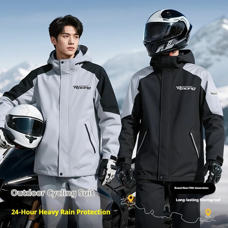 Motorcycle Split Riding Rainco - Motorcycle Gear Rain ulasan dan harga