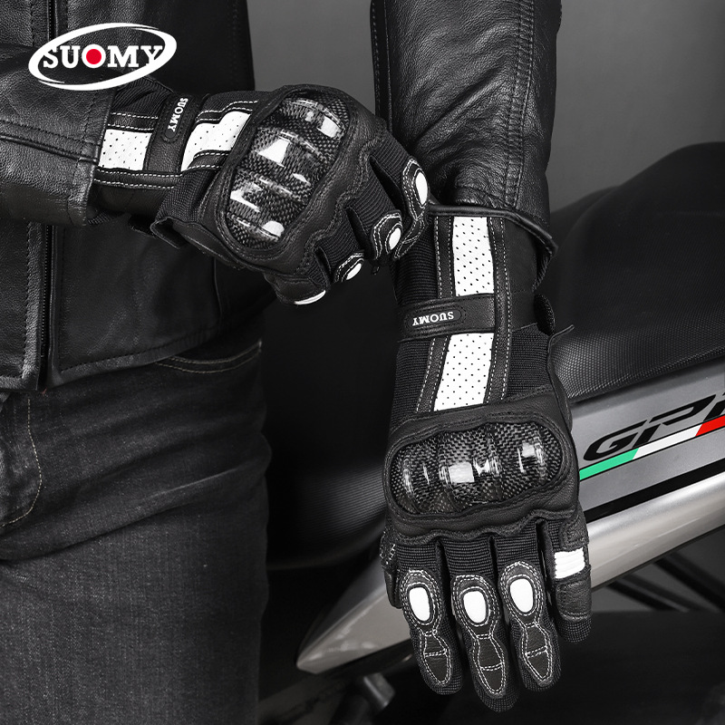 SUOMY Leather Motorcycle Glove - Xs Motorcycle Gear ulasan dan harga