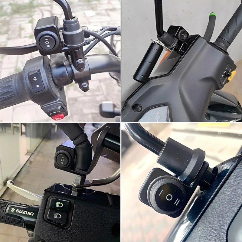 Motorcycle Light Switch Waterp - Motorcycle Gear Icon ulasan dan harga