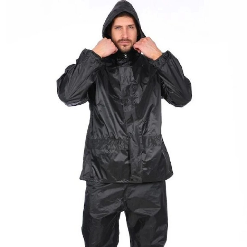Black Motorcycle Black Adult R - Motorcycle Gear Rain ulasan dan harga
