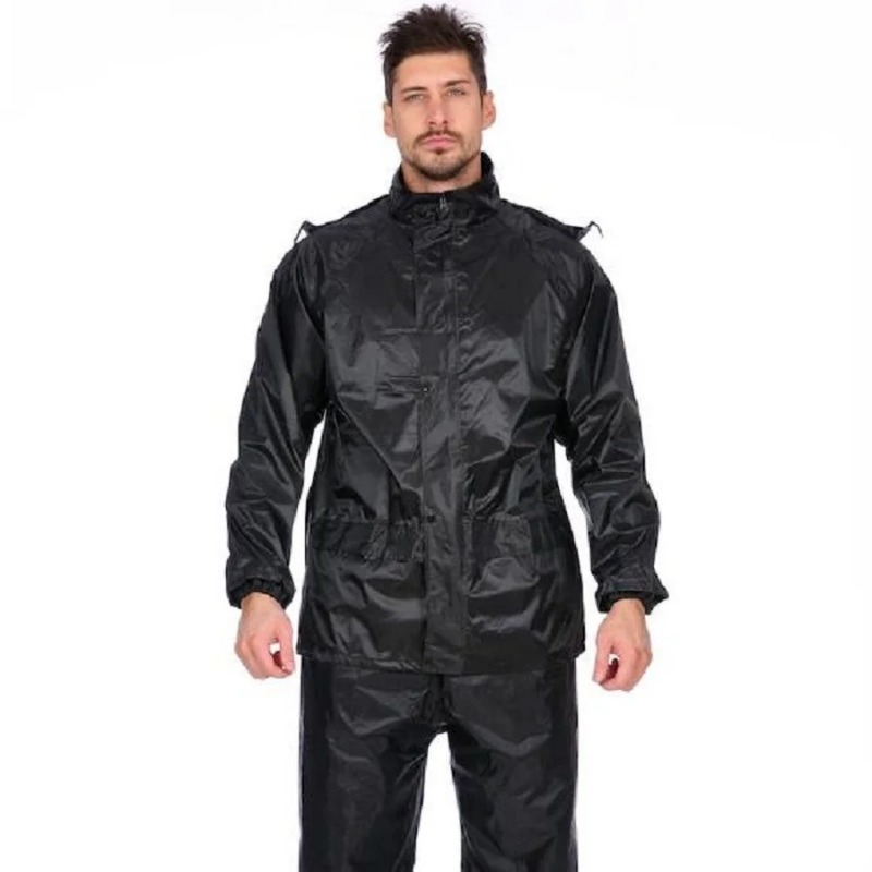 Black Motorcycle Black Adult R - Motorcycle Gear Rain ulasan dan harga