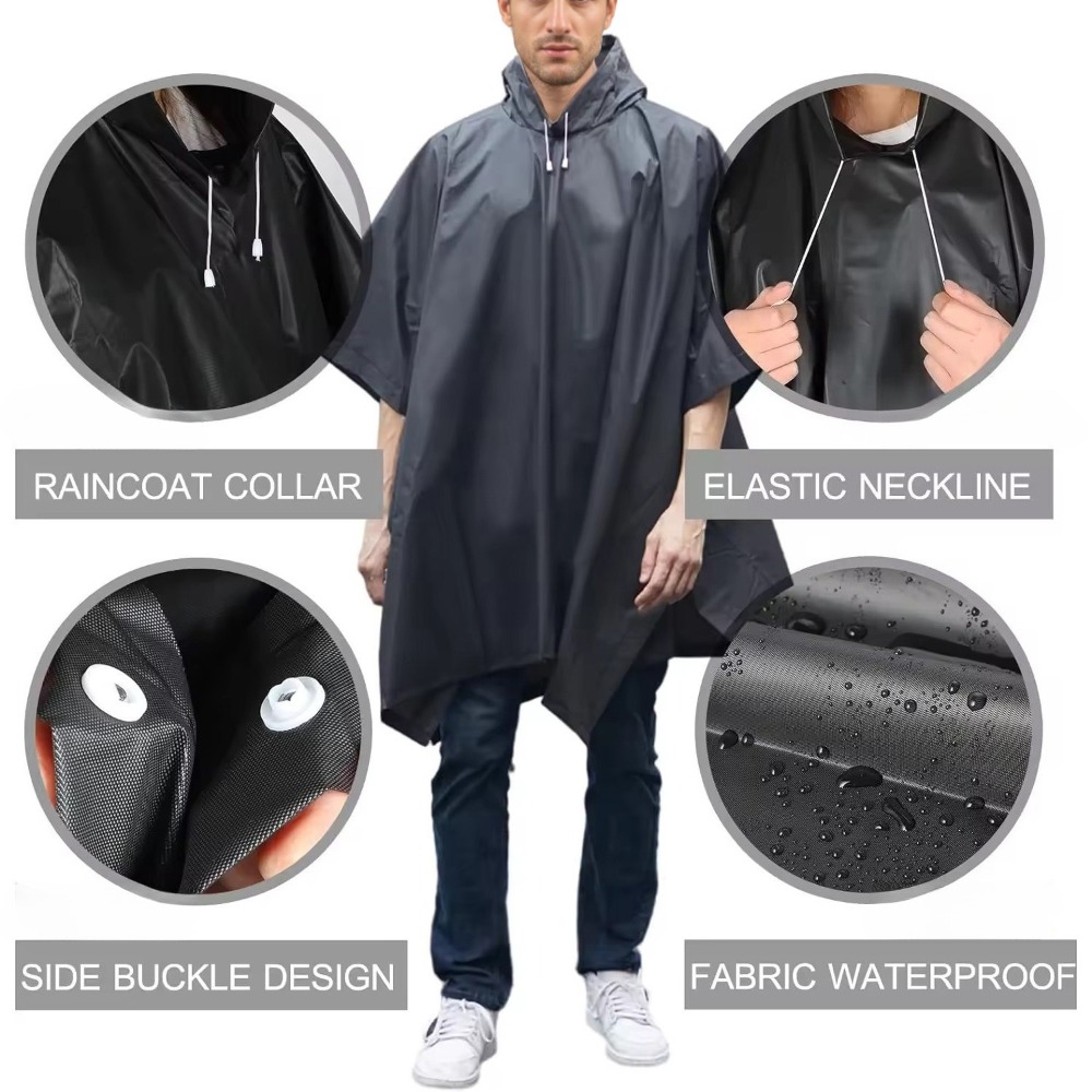 3 in 1 Waterproof Rain Poncho  - Motorcycle Gear Rain ulasan dan harga