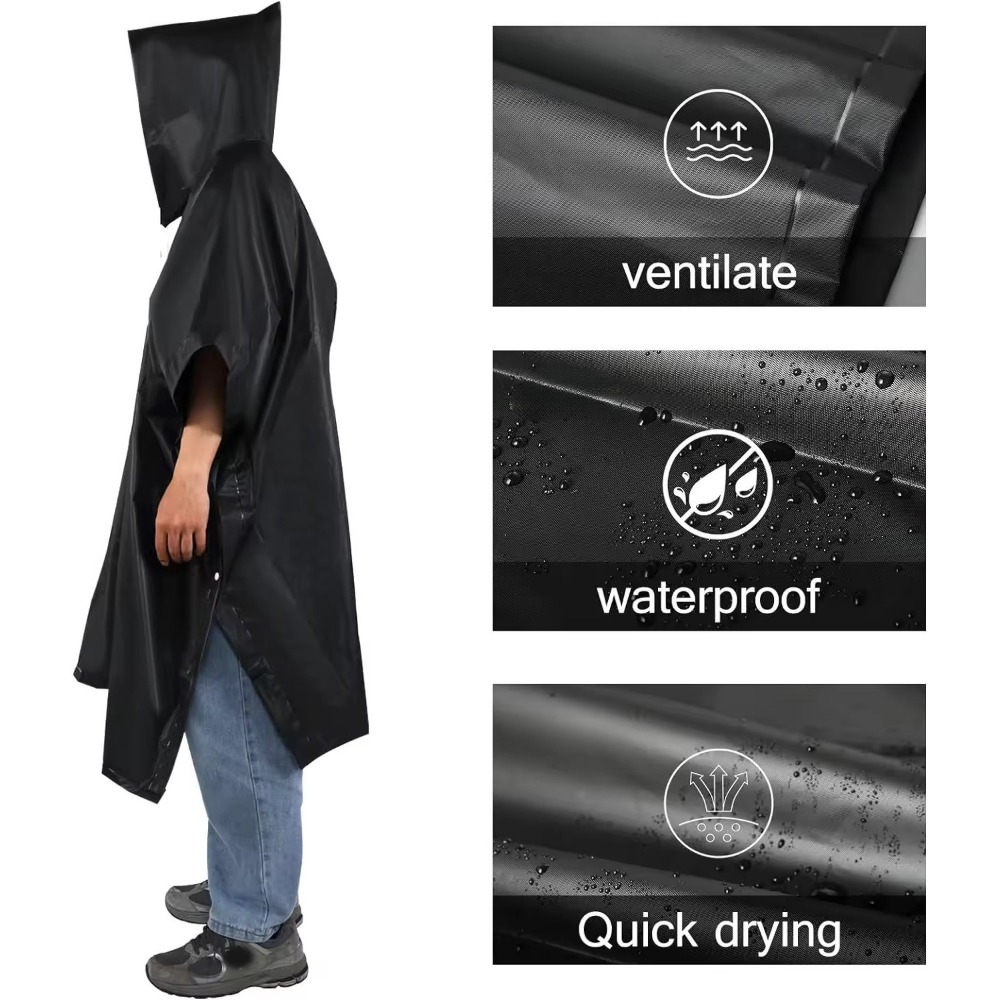 3 in 1 Waterproof Rain Poncho  - Motorcycle Gear Rain ulasan dan harga