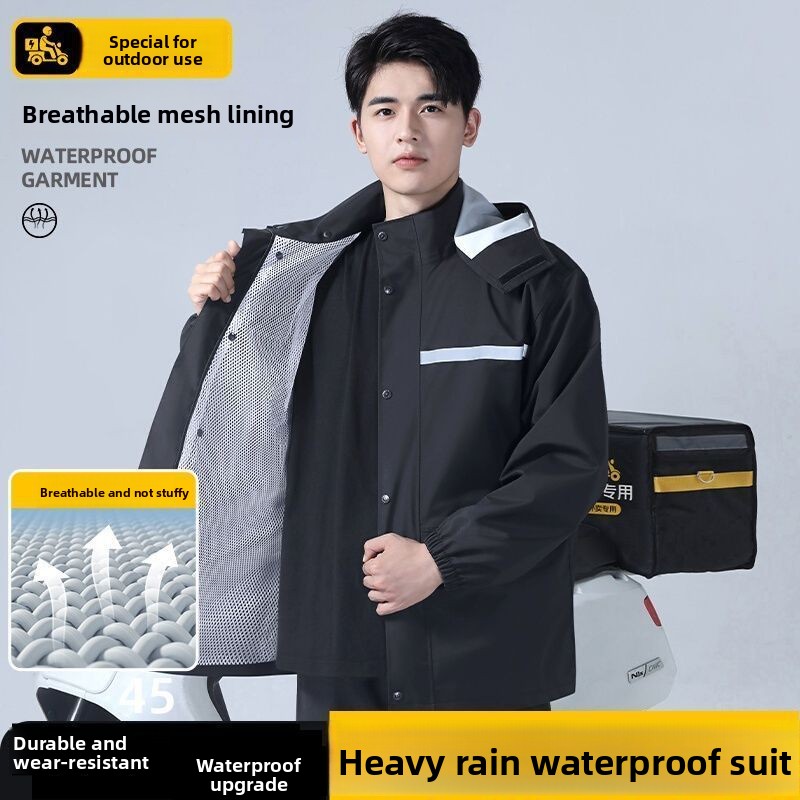 9XL Fat Man Reflective Waterpr - Motorcycle Gear Rain ulasan dan harga