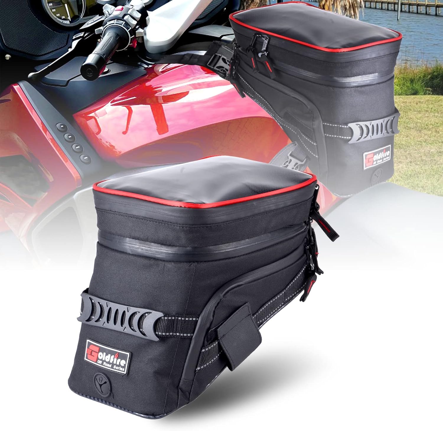 New Universal Motorcycle Tank  - Magnetic Tank Bag ulasan dan harga