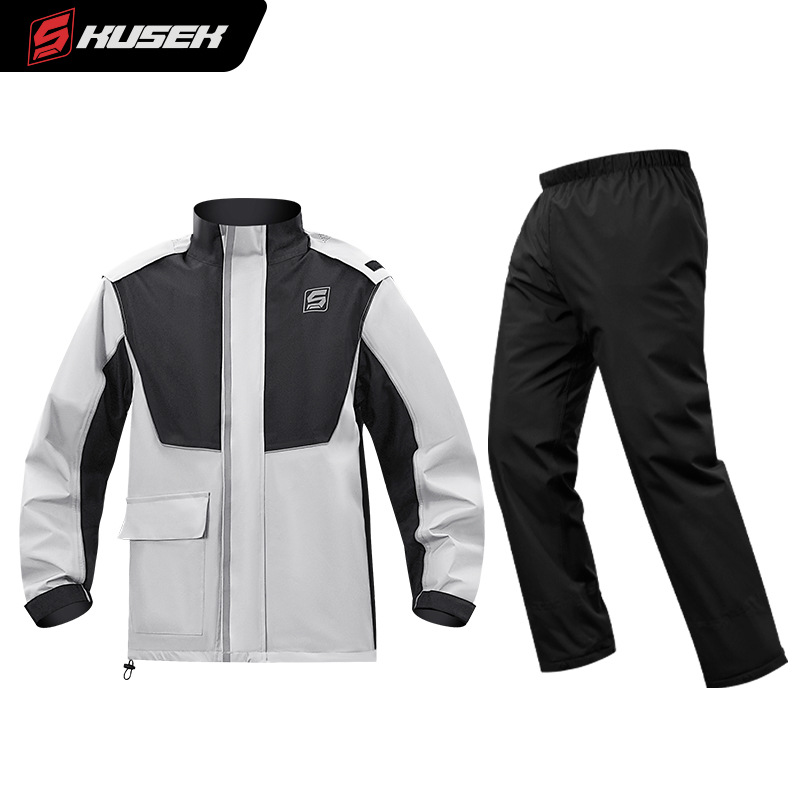 2-Piece Motorcycle Rain Suit f - Motorcycle Gear Rain ulasan dan harga
