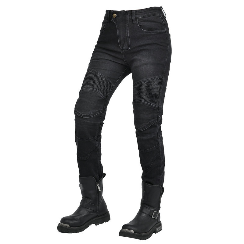 Women Jeans Embroidery Motorcy - Motorcycle Gear Testing ulasan dan harga