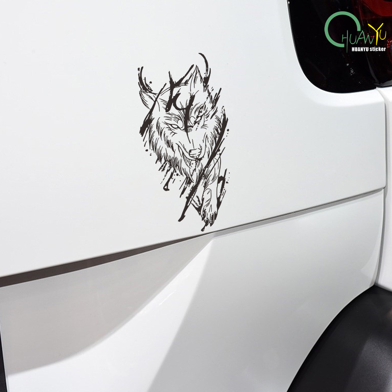 Dark magic wolf car decals car - Motorcycle Gear Equipment ulasan dan harga