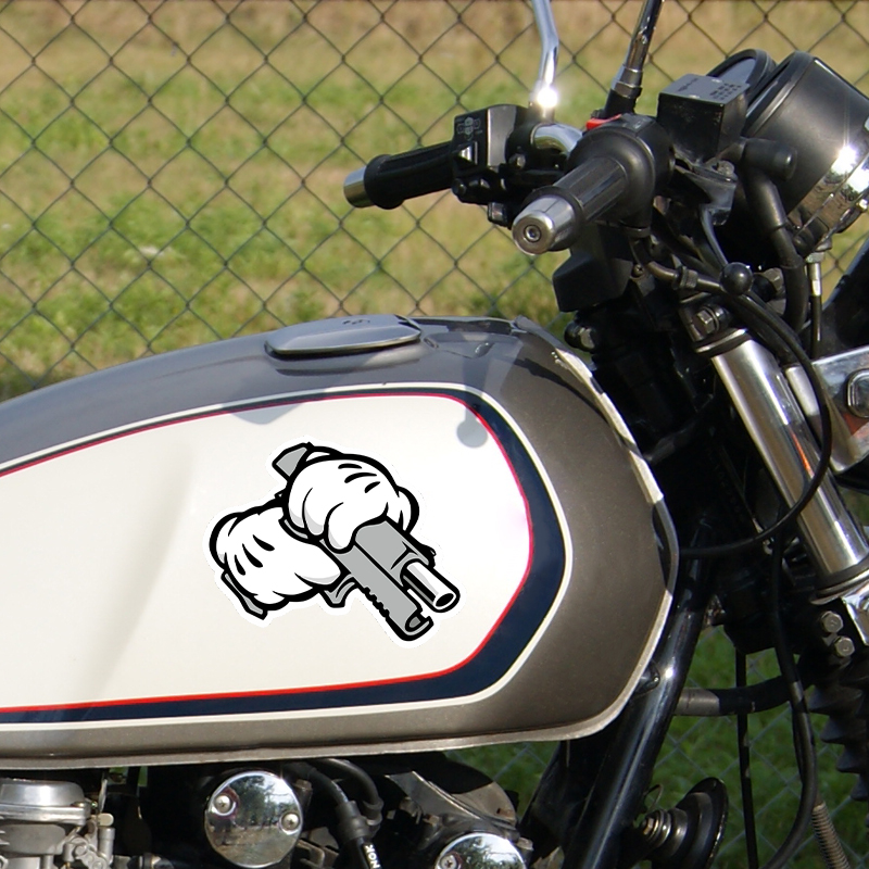 Buy Handlebar Gun And Stick-It - Motorcycle Gear Icon ulasan dan harga