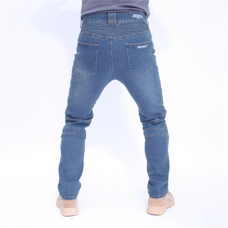 Men Jeans Embroidery Motorcycl - Motorcycle Gear Testing ulasan dan harga